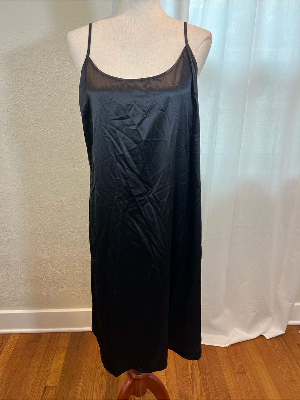 Caara Melody Black Sheer Ruffle-Hem Maxi Dress. Size XS. NWT - Picture 12 of 16